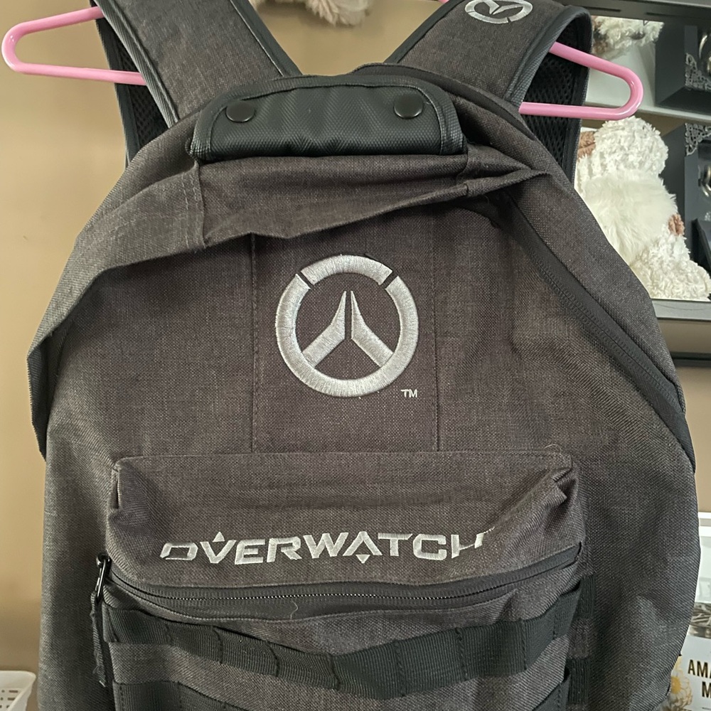Black OverWatch Backpack with Logo